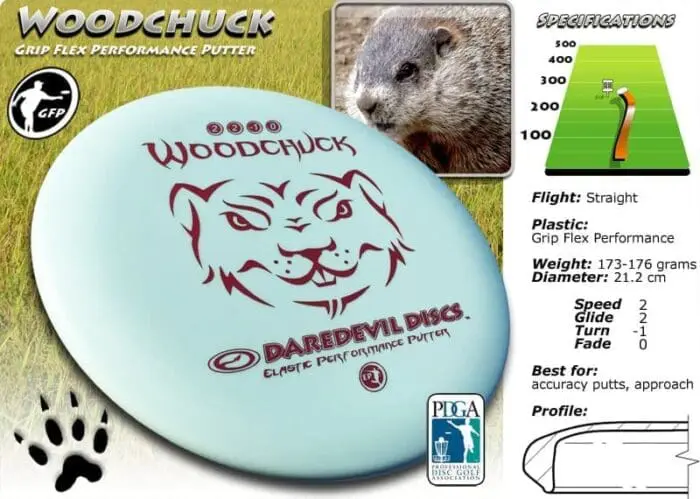 Woodchuck Putter (172-176 grams) 2,2,-1,0 - Image 2