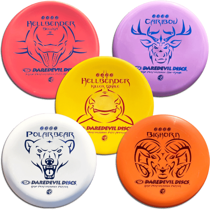 Grip Performance 5 Pack - Bighorn, Polarbear, Caribou, Hellbender Killer Whale and Beluga (colours may vary)