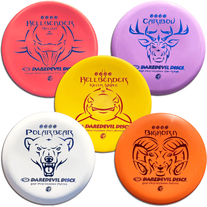 Grip Performance 5 Pack - Bighorn, Polarbear, Caribou, Hellbender Killer Whale and Beluga (colours may vary)